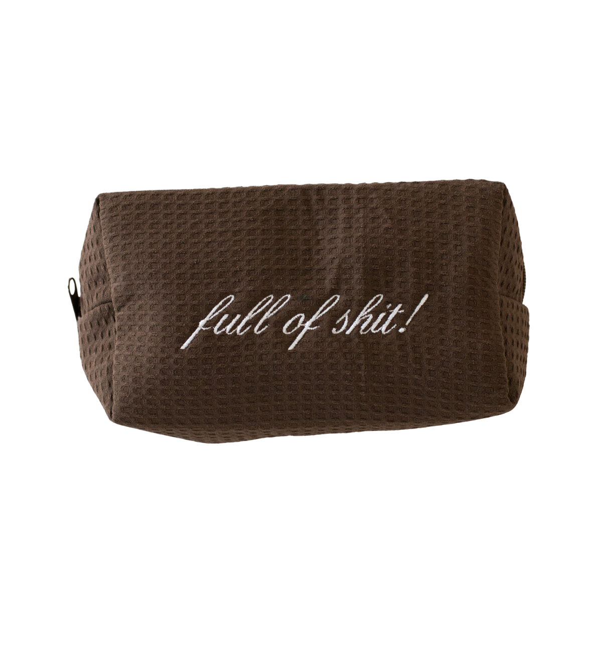 Custom Phrase Waffle Cosmetic Pouch