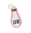 Custom Number Baseball Keychain ⚾️