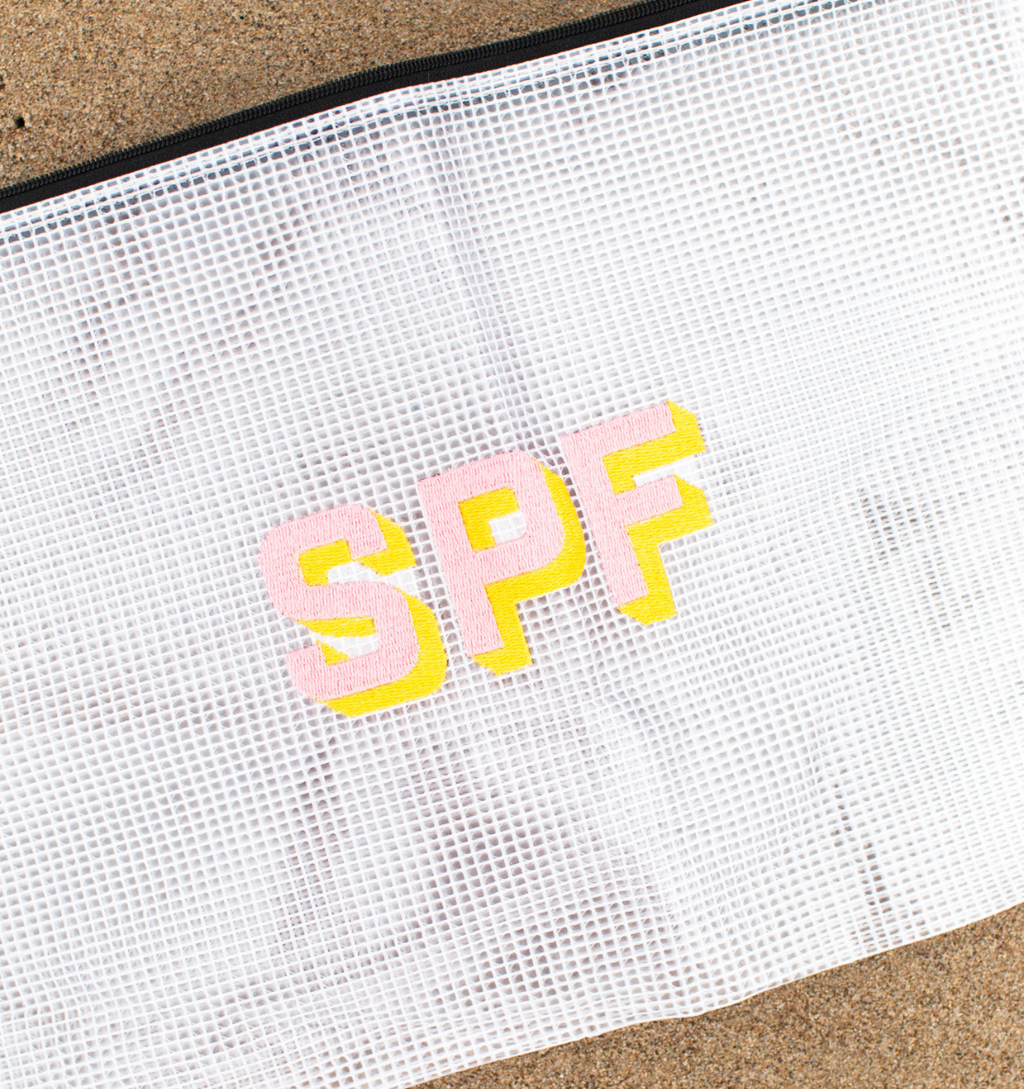 SPF Embroidered Pool Bag