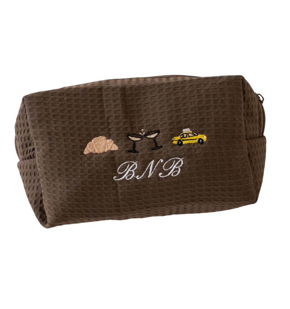 Signature Waffle Pouch - Custom Embroidered with Icons