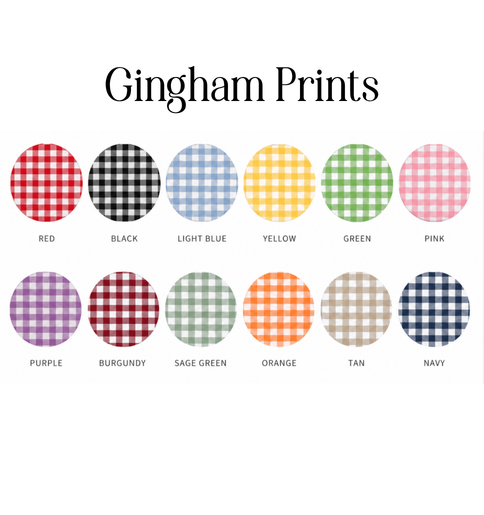 Custom Gingham Appliqué Teacher Name Shirt | Personalized Teacher Name Shirt